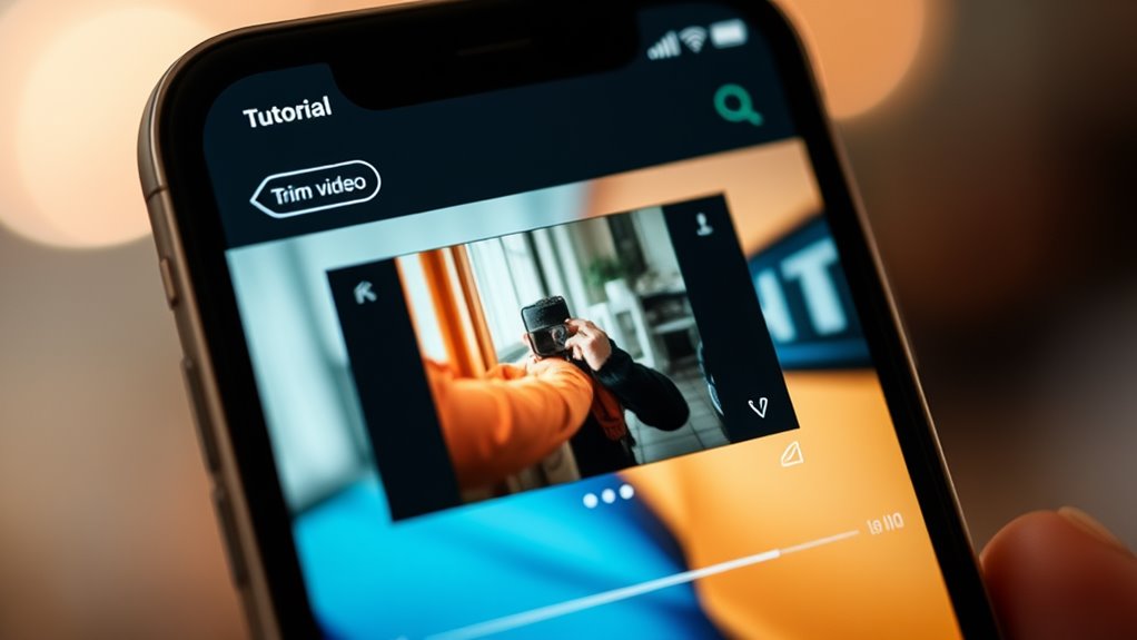 crop photos on iphone