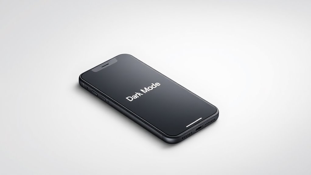 enable dark mode iphone