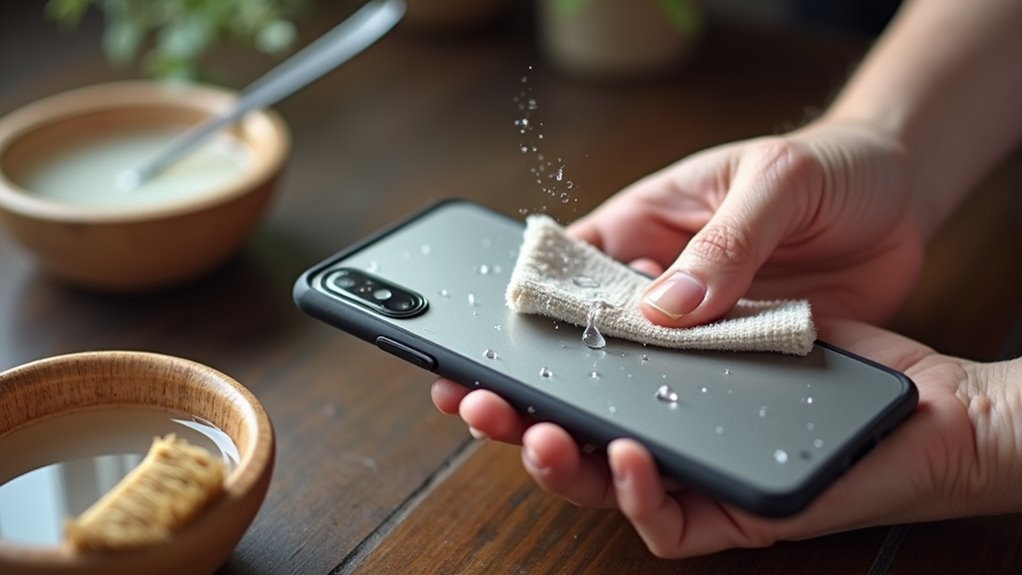 czyste tytanowe etui na iPhone'a