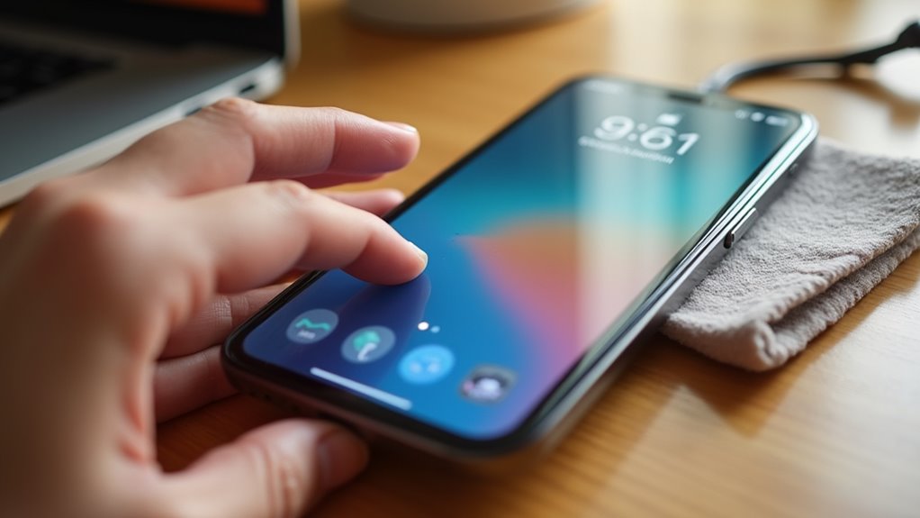 wyczyść dane pamięci iPhone'a