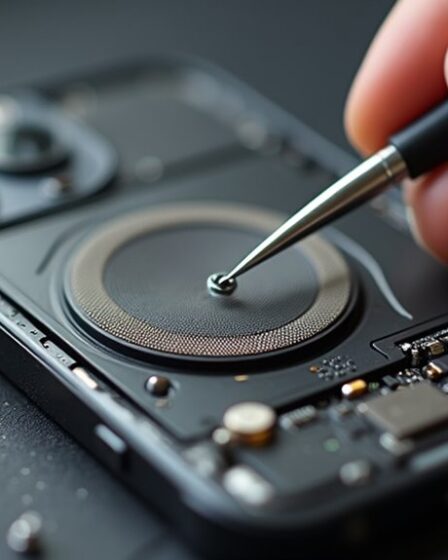 naprawa skrzypiącego głośnika iPhone'a