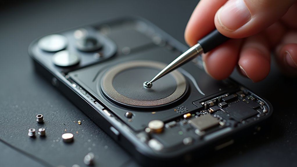 naprawa skrzypiącego głośnika iPhone'a