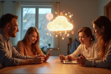 Rodzinne udostępnianie pamięci iCloud
