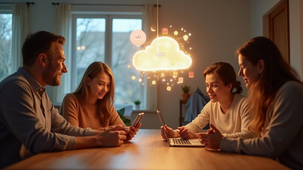 Rodzinne udostępnianie pamięci iCloud