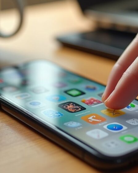 optymalizacja ekranu głównego iOS